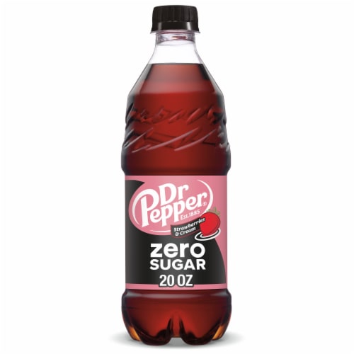 Dr Pepper Strawberries & Cream Zero Sugar Soda - Clear Soda Mix