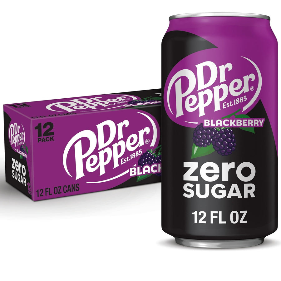 Dr Pepper Blackberry Zero Sugar Soda - Fresh Chill