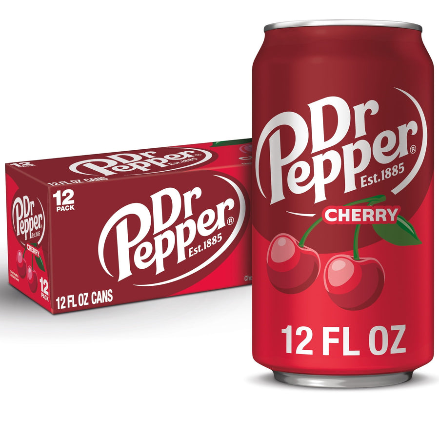 Dr Pepper Cherry Soda - Smooth Fizz Flavor