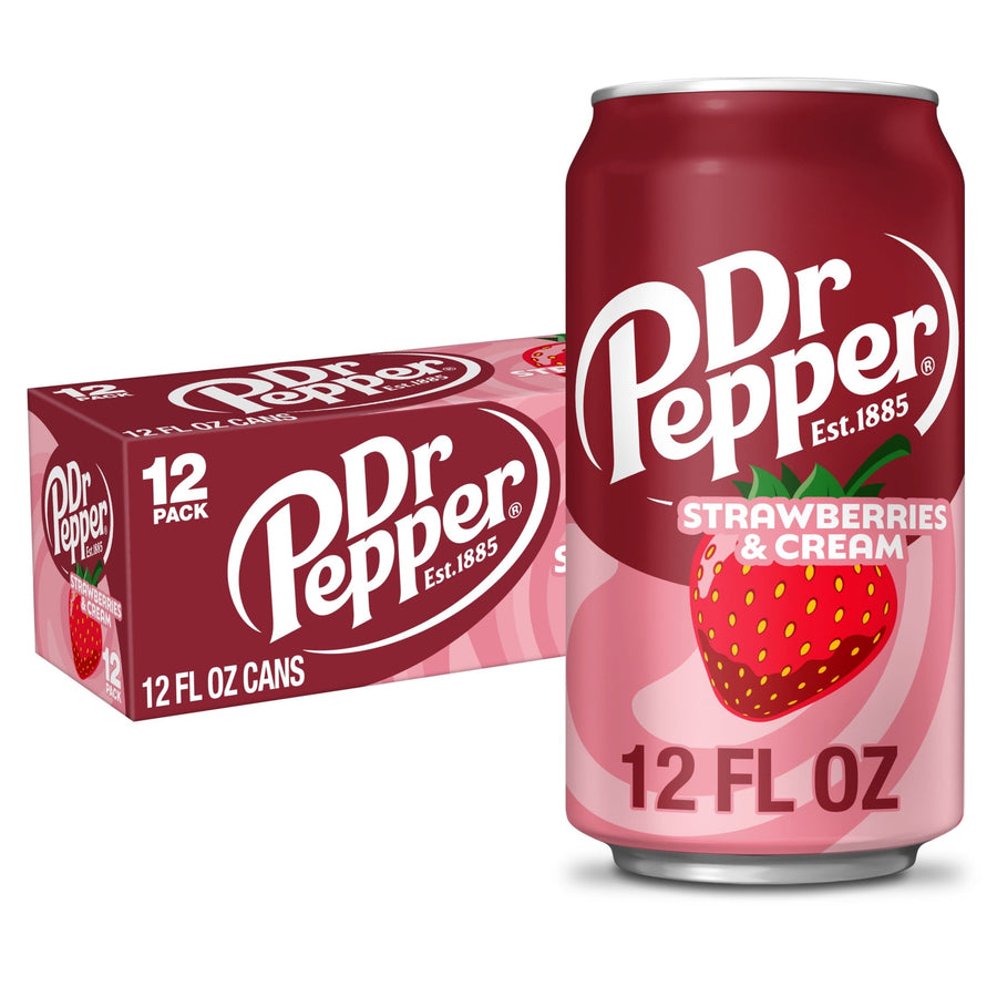 Dr Pepper Strawberries & Cream Soda - Daily Flavor Chill