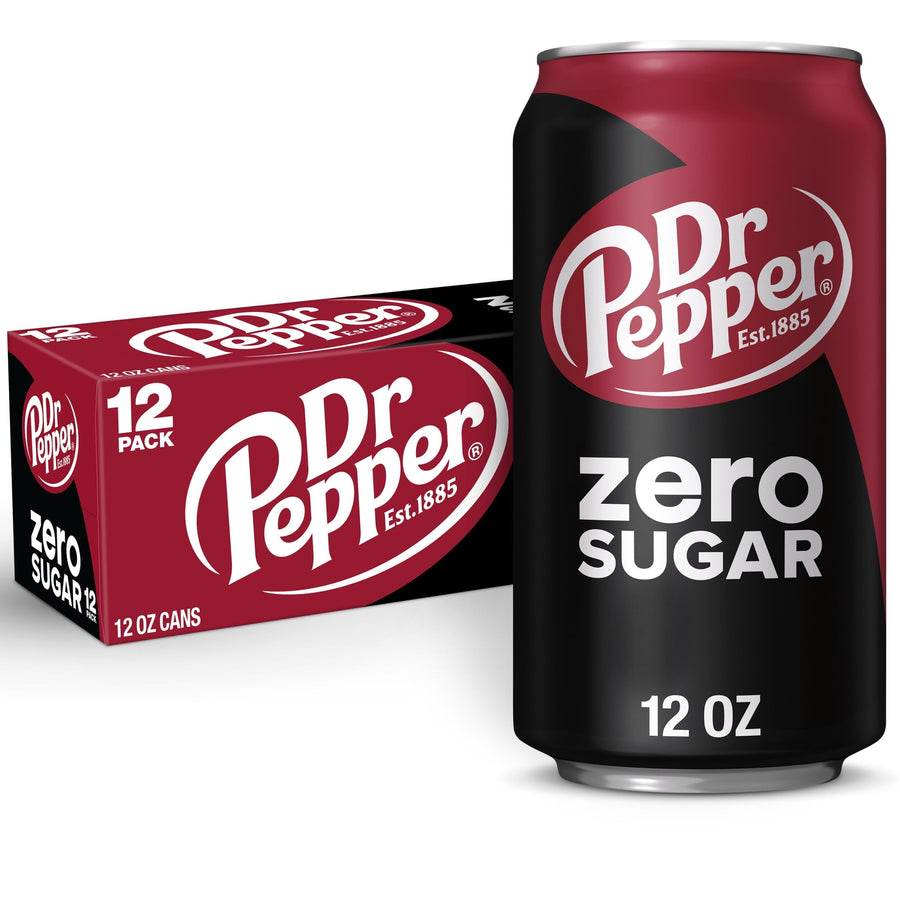 Dr Pepper Zero Sugar Soda - Smooth Pepper Pack